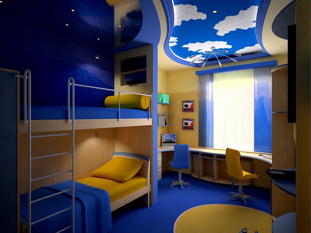Дизайн дитячої кімнати для двох хлопчиків + 164 фото інтер’єру